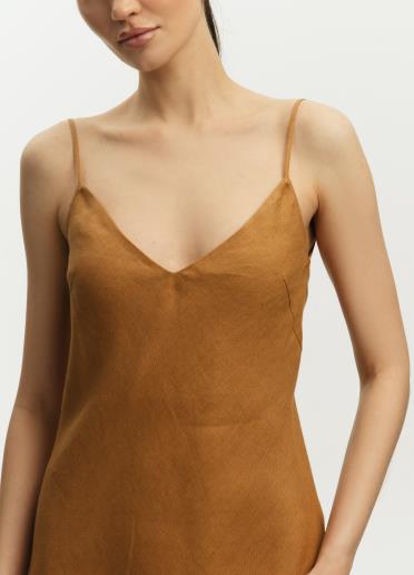Сукня жіноча лляна Alida Bronze20