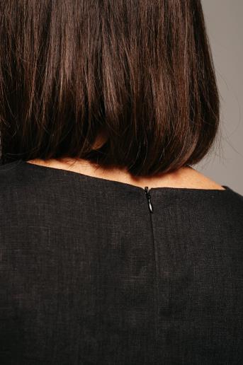 Women's linen top Ulysse Black40