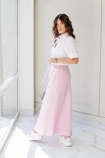Юбка льняная Zita Pink40