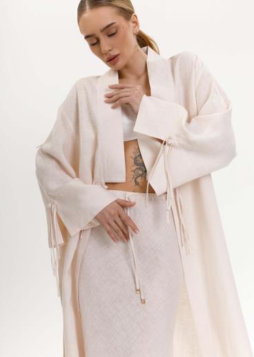 Лляне жіноче кімоно Courtney Crem30