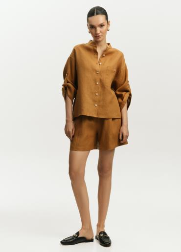 Шорти жіночі лляні Bessie Bronze