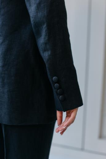Women's linen jacket Charly Black40