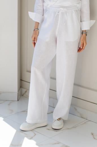 Штани жіночі лляні Lesie White30