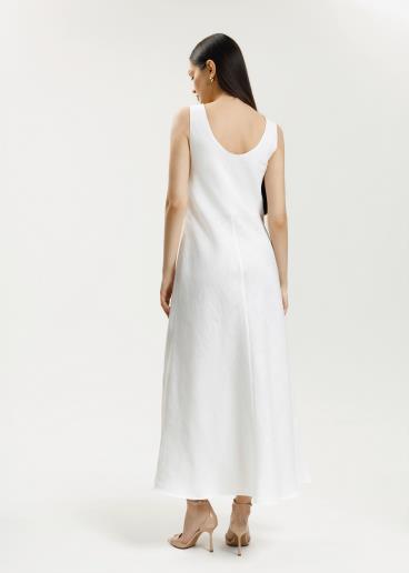 Women's linen dress Lottie White40