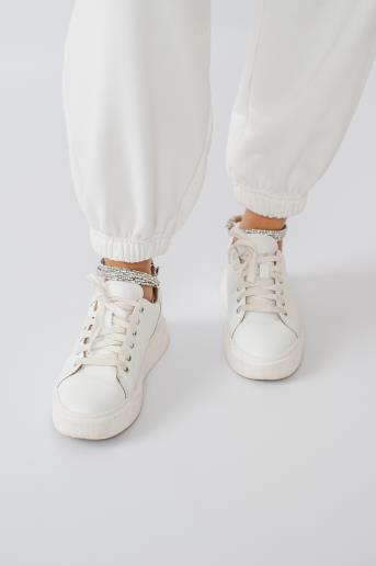 Women's knitted elastic pants Gwen Milk40
