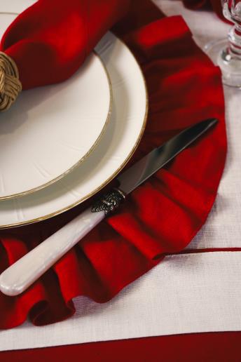 Napkin-plate holder Red30