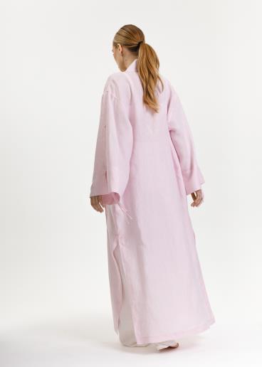 Women's linen kimono Courtney Pink Melange70
