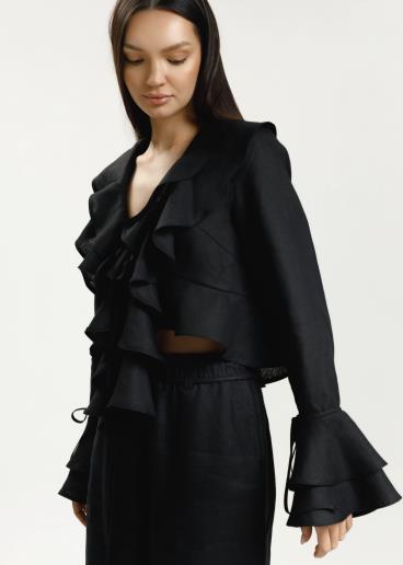 Жіноча лляна блуза Laure Black30