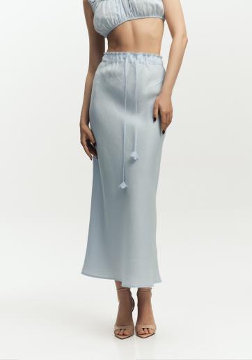 Юбка льняная Colette Light Blue20