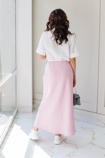 Спідниця лляна Zita Pink30