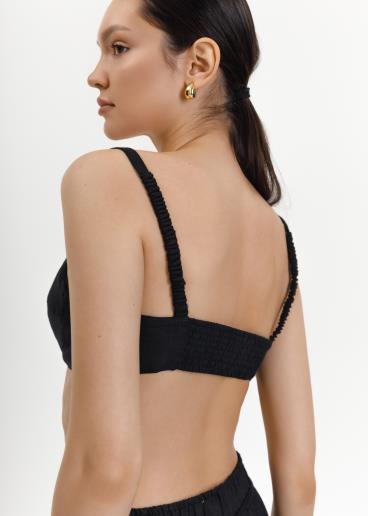 Льняный топ Becca Black40