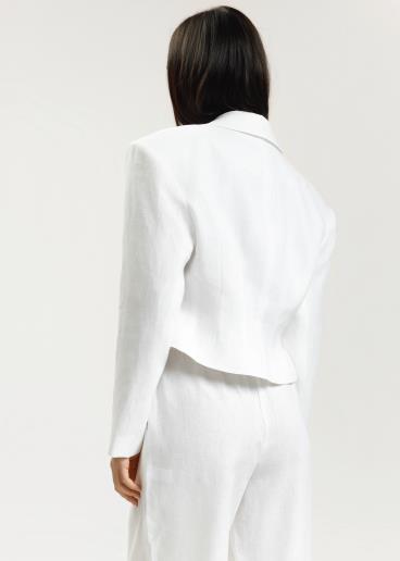 Лляний жакет Enny White20