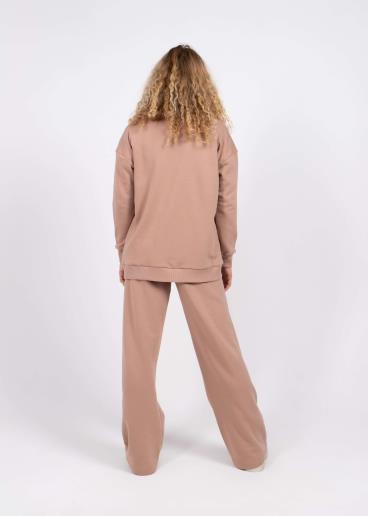 Women's knitted trouser suit Emily Mocca30