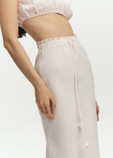 Юбка льняная Colette Peach30
